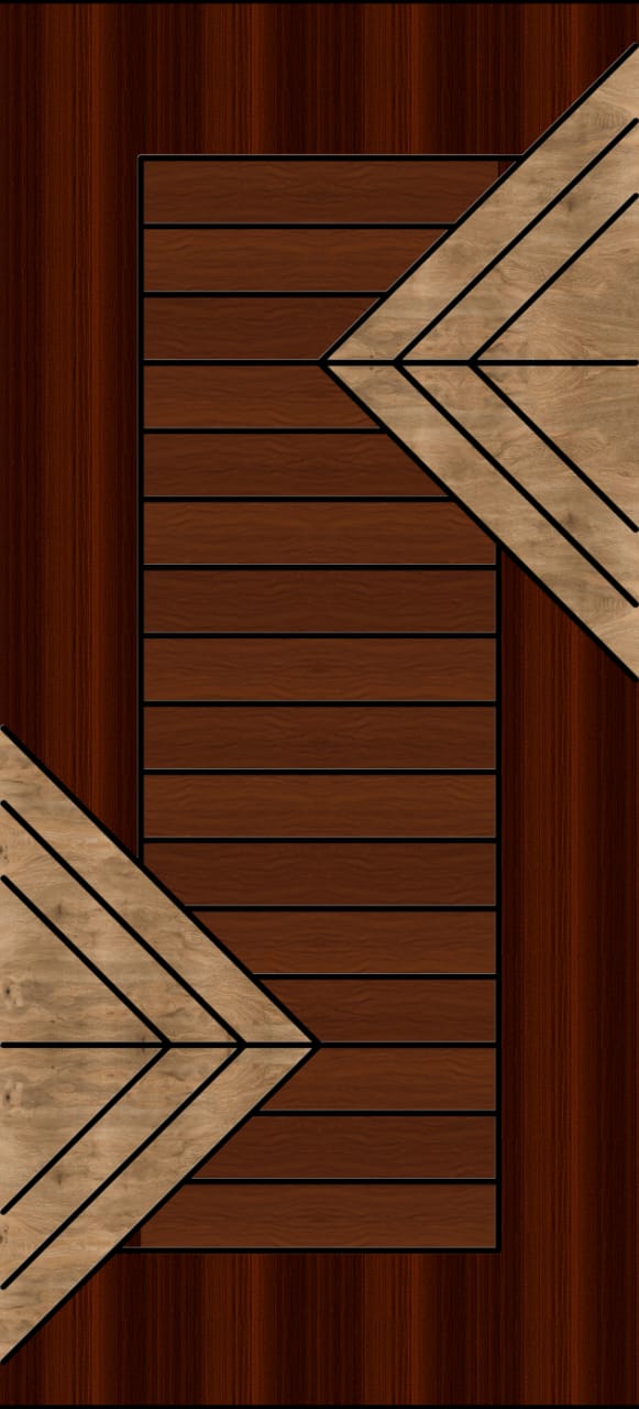 Wpc UV printed door same as Laminated door - 015316-4