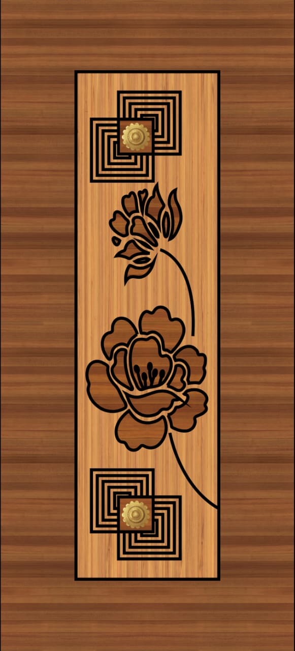 Wpc UV printed door same as Laminated door - 015316-5