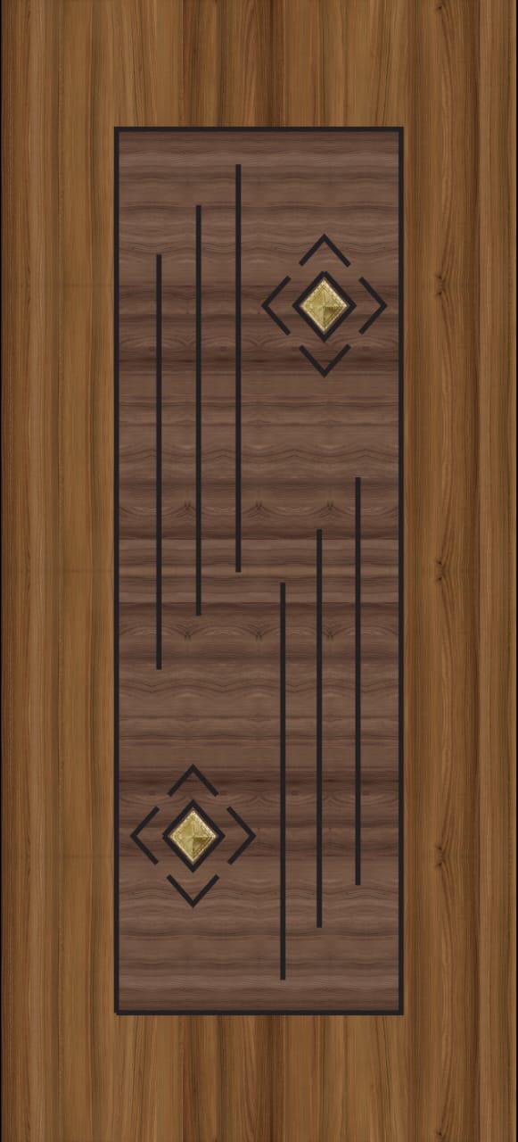 Wpc UV printed door same as Laminated door - 015316-12