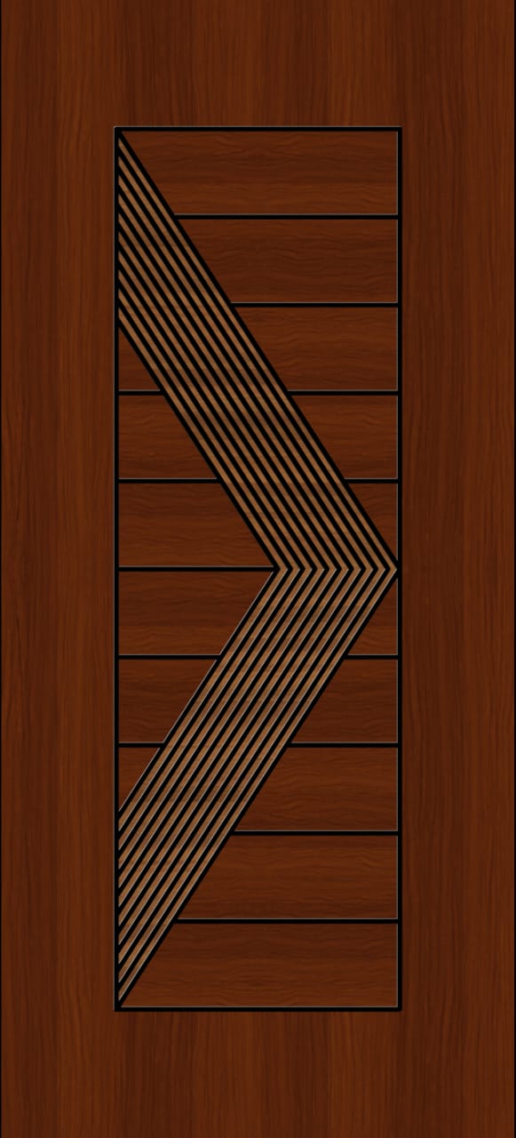 Wpc UV printed door same as Laminated door - 015355-3