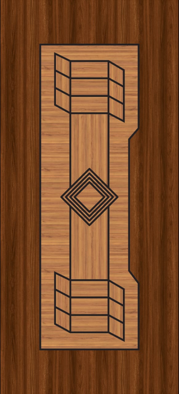 Wpc UV printed door same as Laminated door - 015355-4