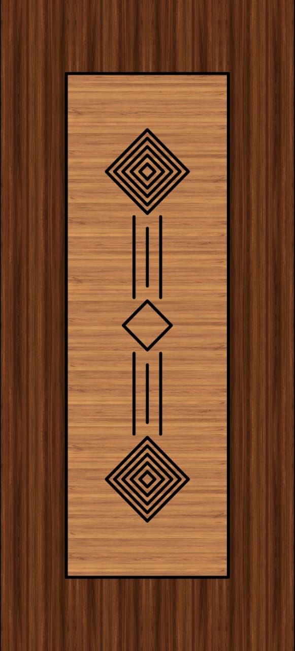 Wpc UV printed door same as Laminated door - 015355-8