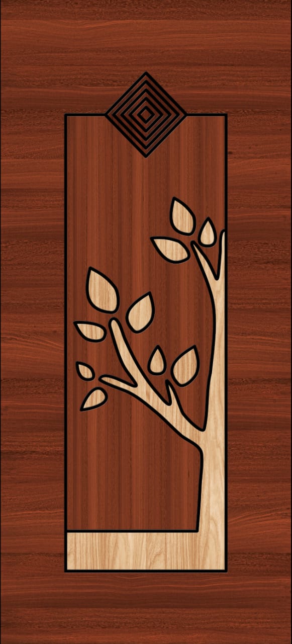 Wpc UV printed door same as Laminated door - 015355-11