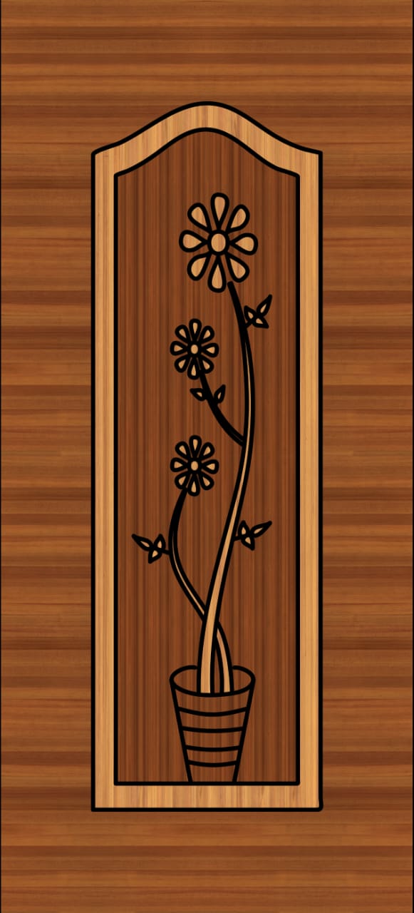 Wpc UV printed door same as Laminated door - 015408-4