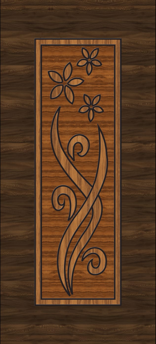 Wpc UV printed door same as Laminated door - 015448-9