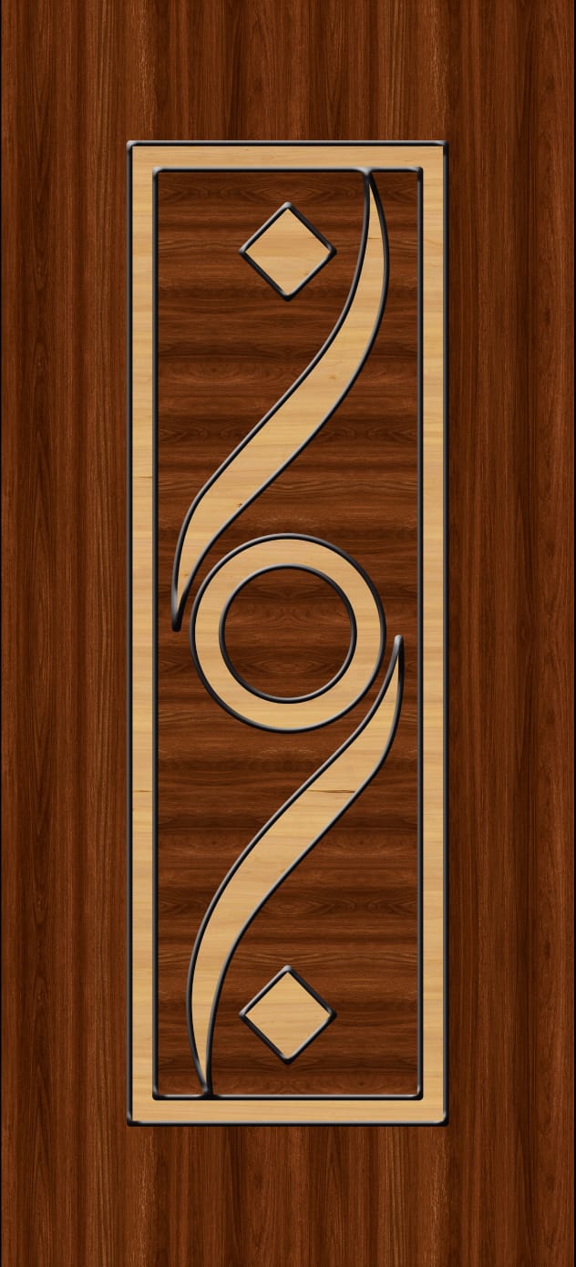 Wpc UV printed door same as Laminated door - 015511-2