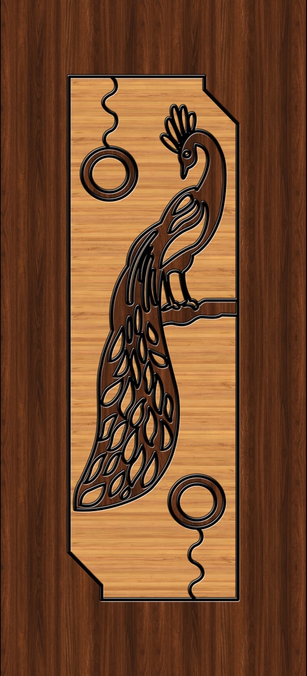 Wpc UV printed door same as Laminated door - 015511-3