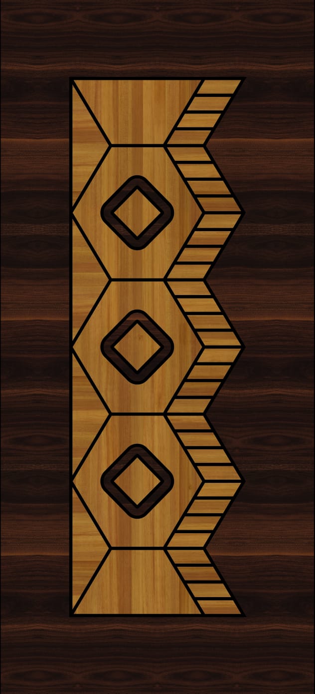 Wpc UV printed door same as Laminated door - 015511-6