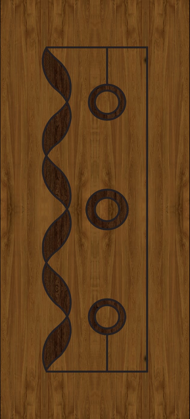 Wpc UV printed door same as Laminated door - 015511-11