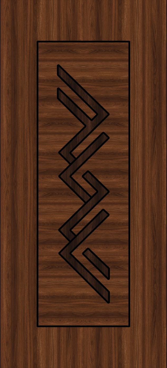 Wpc UV printed door same as Laminated door - 015511-14