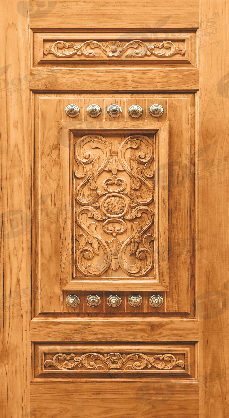 Teak wood Primium carving door JJ184 - 120953-1