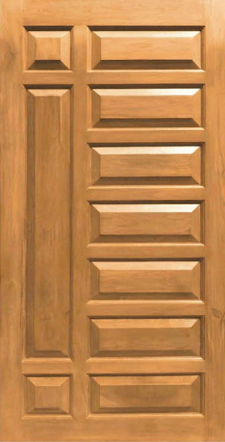 Teak wood Primium carving door JJ 120 - 151641-1