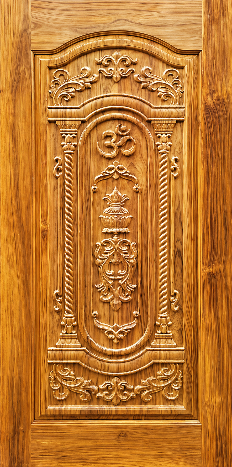 Teak wood Primium carving door JJ 179 - 020619-1