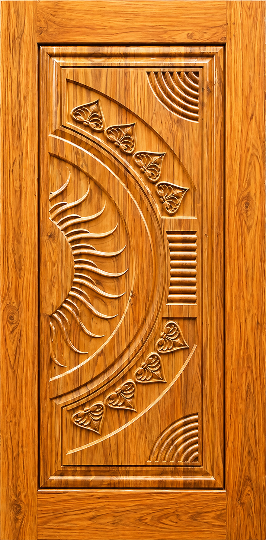 Teak wood Primium carving door JJ 458 - 152706-1
