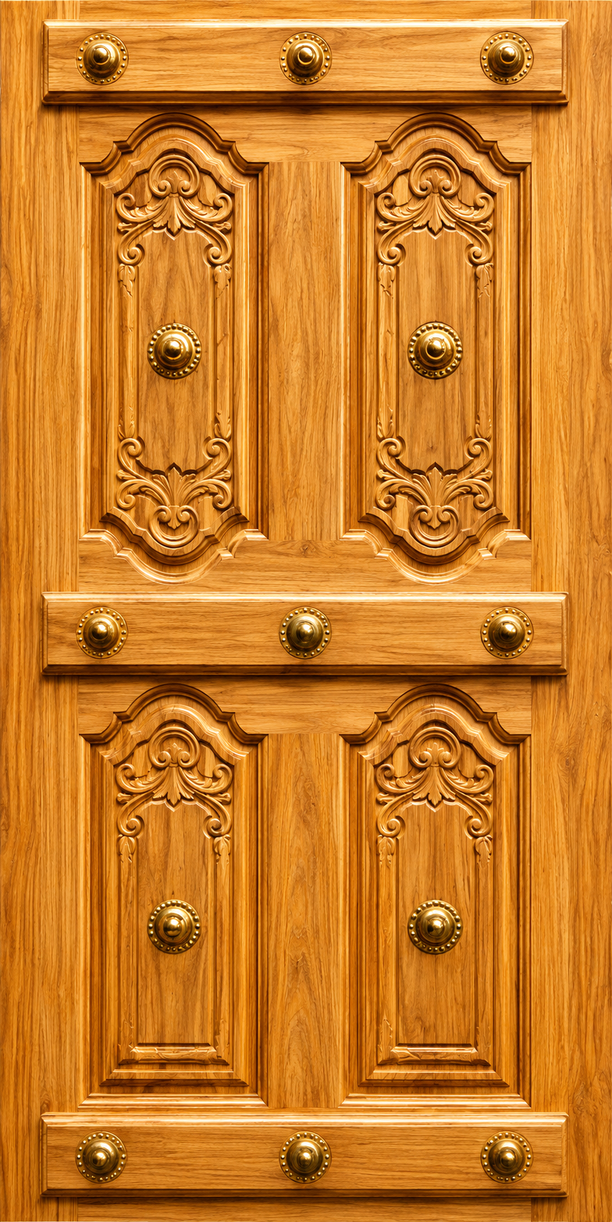 Teak wood Primium carving door JJ 473 - 122656-1