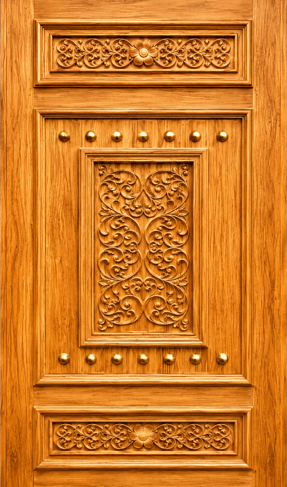 Teak wood Primium carving door JJ 476 - 123738-1
