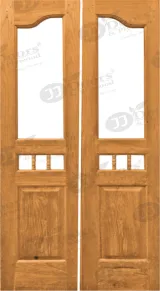Teak wood Primium Pooja door #14
