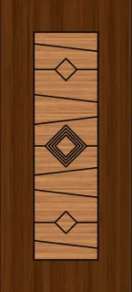 Wpc UV printed door same as Laminated door - 015316-7