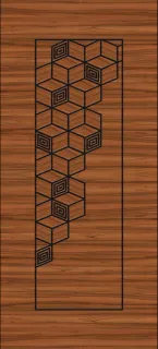 Wpc UV printed door same as Laminated door - 015408-2