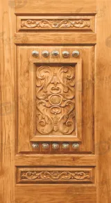 Teak wood Primium carving door JJ184 - 120953-1