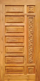 Teak wood Primium carving door JJ127 - 145254-1