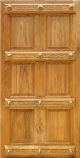 Teak wood Primium carving door JJ 134 - 151801-1