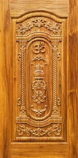 Teak wood Primium carving door JJ 179 - 020619-1
