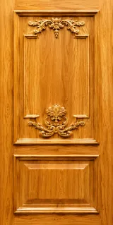 Teak wood Primium carving door JJ 465 - 151454-1