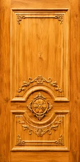 Teak wood Primium carving door JJ 467 - 151956-1