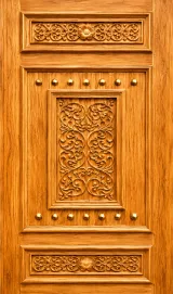 Teak wood Primium carving door JJ 476 - 123738-1